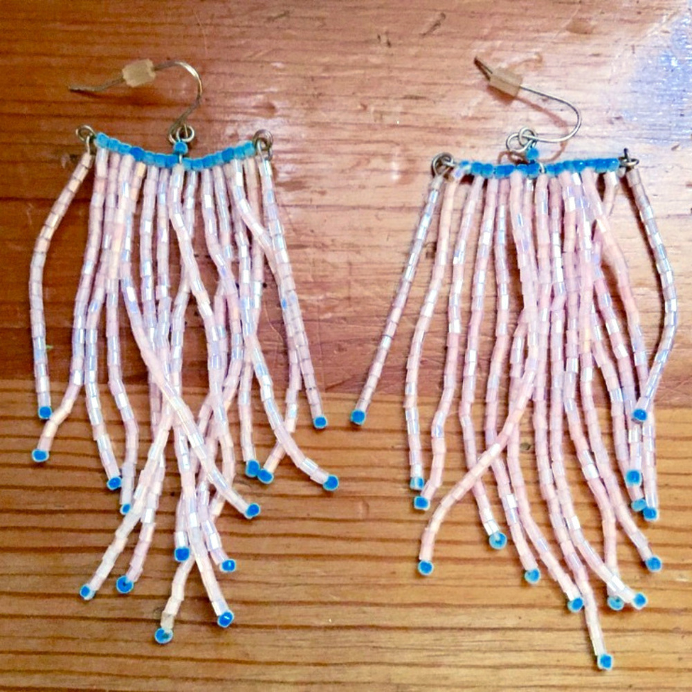 Urban Outfitters Beaded chandelier earrings